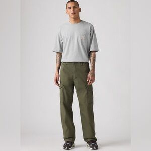 Levi's Olive Green Cargo Pants for Men